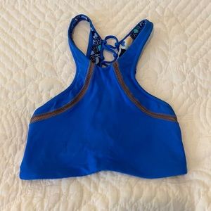 Maaji high neck swim top